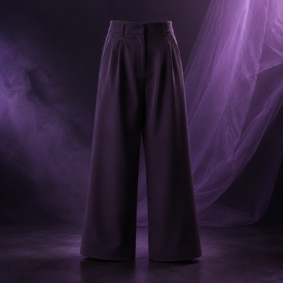 Quần ống rộng tím đậm Dusk Wide Pants